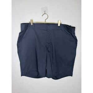 Nike Dri-Fit Standard Fit Golf Shorts Mens Size 42 Black Athletic Performance